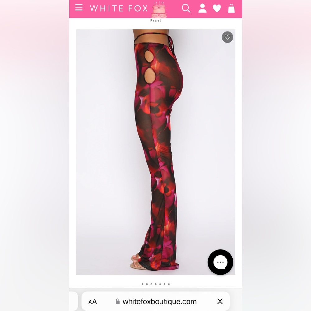 White Fox Boutique Mesh Pants - Fantasy World